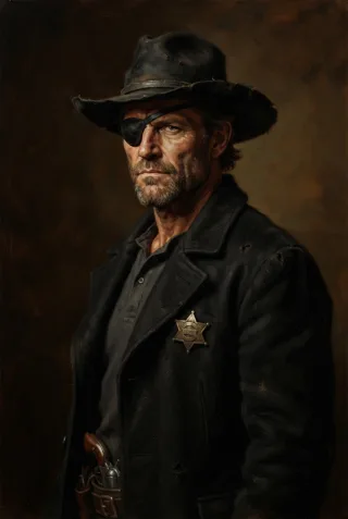 Oil portrait sketch