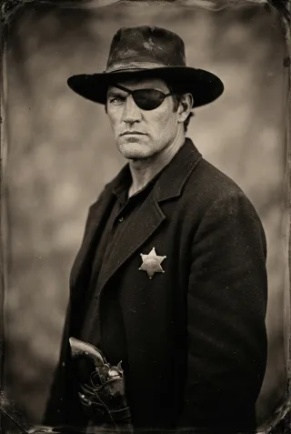 Period photograph sketch